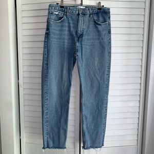 Zara High Rise Mom Jeans
